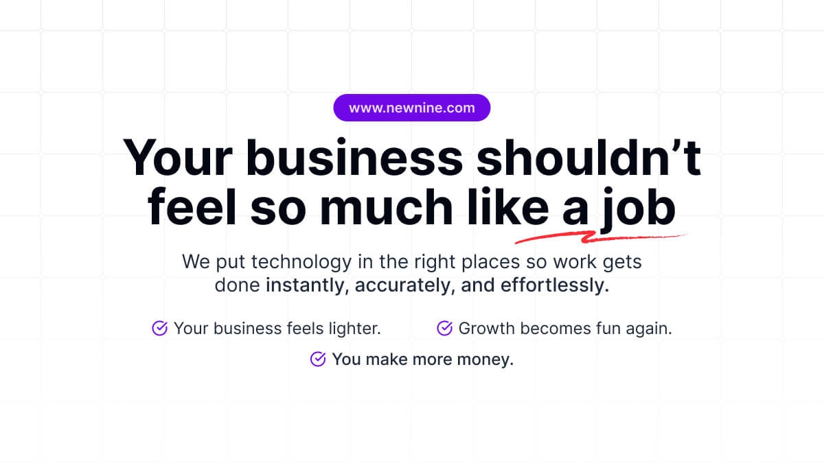 AI That Actually Improves Your Business New Nine logo